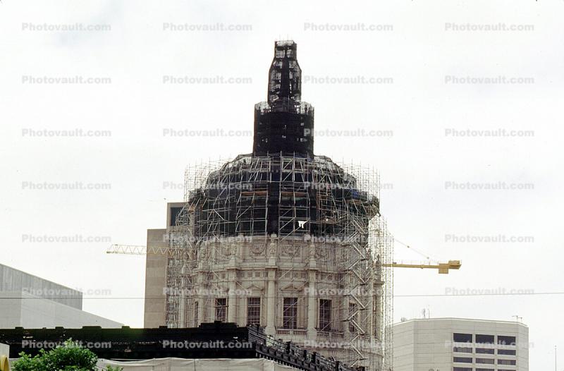 Scaffolding, SF City Hall