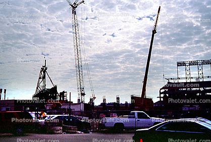 Crawler crane, Pacbell Ballpark Construction