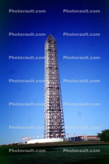 Washington Monument with Scaffolding