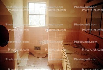 Bathroom, Tiles, House Construction, 1950s