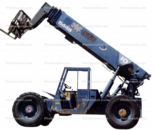 Gradall 544B Telescopic Forklift, manlift, telehandler, photo-object, object, cut-out, cutout
