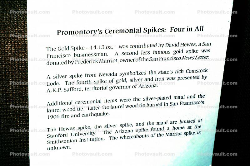 Promontory's Ceremonial Spikes