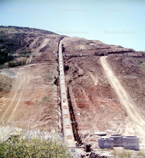 Water Pipeline, Lines, Shepherd Canyon