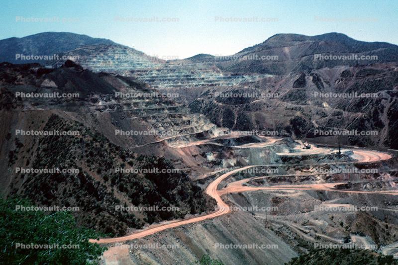 Strip Mine, Moenci, Greenlee County, Arizona, July 1976