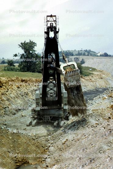 Excavator Bucket Shovel, 1944, 1940s, Digger