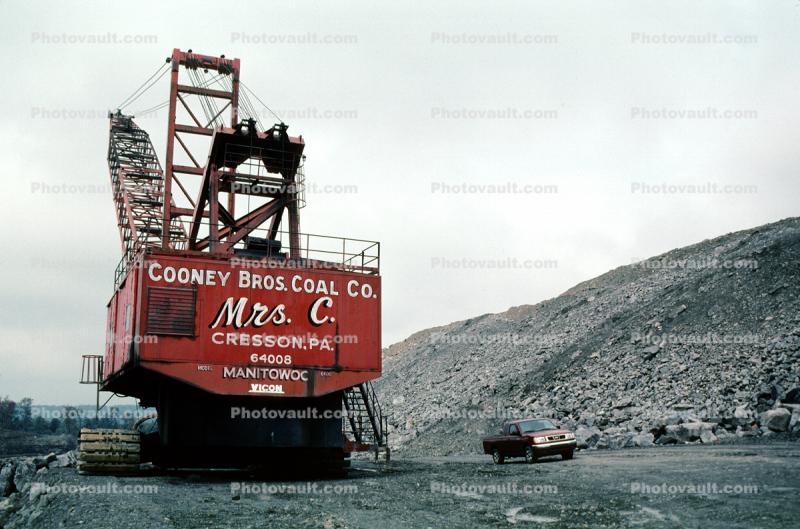 Cooney Brothers Manitowoc 6400 Dragline, Mrs C., Cresson Pennsylvania, 6400 - 15LY, M4132