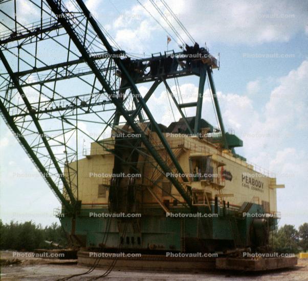Peabody, Crane, Marion Model 8900 Excavator, Big, Huge, Peabody Coal Company