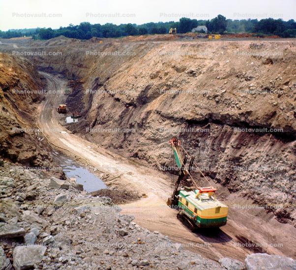 Peabody Coal Company, Crane, Excavator, Big, Huge, open pit, Mining Shovel, Digger