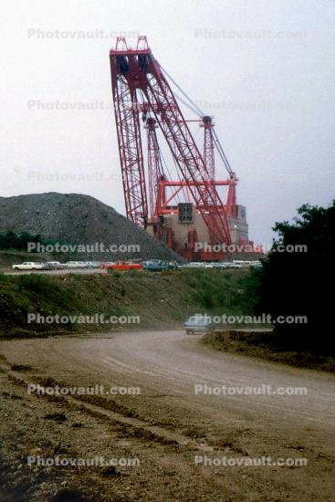 Big Muskie, Crane, Excavator, Drag Bucket, Huge, Cumberland Ohio