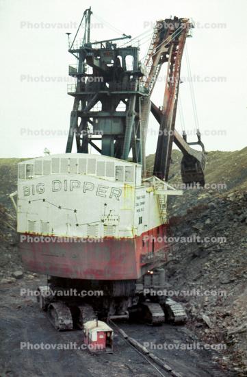 Big Dipper, Excavating Shovel Crane, Excavator, Truax Coal Company, Crane, Huge, Big, Mining Shovel, Digger