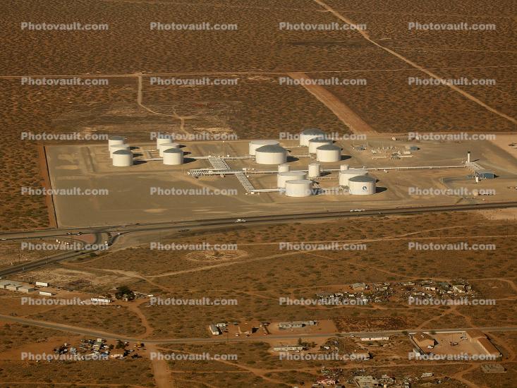 Oil Storage Tanks, El Paso, Texas