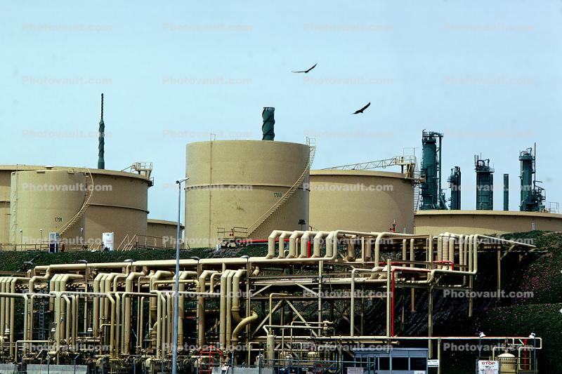 Oil Storage Tanks, Pinole