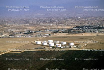 Oil Storage Tanks, Oildale, California