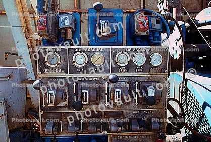 Instrument Panel, Pressure Gauge, Dials, Instruments