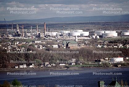 Oil Storage Tanks, Saint Lawrence River