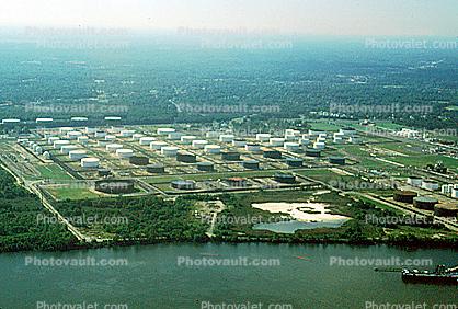 New Jersey, Oil Storage Holding Tanks, Delaware River