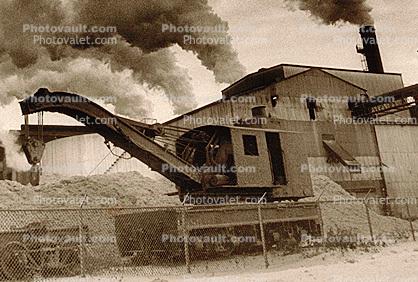 Old Railroad Steam Crane, Wood Pulp Mill, Florida