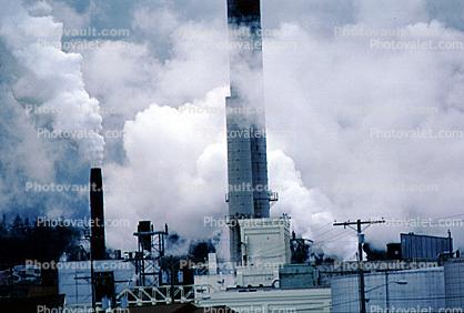 Smoke, Air Pollution, soot, Pulp Mill, Port Angeles