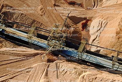 Conveyer Belt, Sawdust Mound, Chips, Pulp, Coos Bay