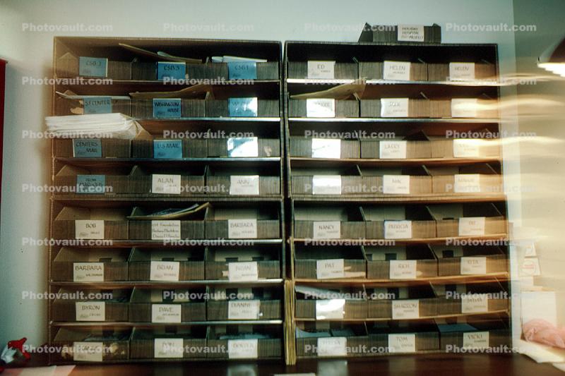 Records Keeping Boxes, 1979, 1970s
