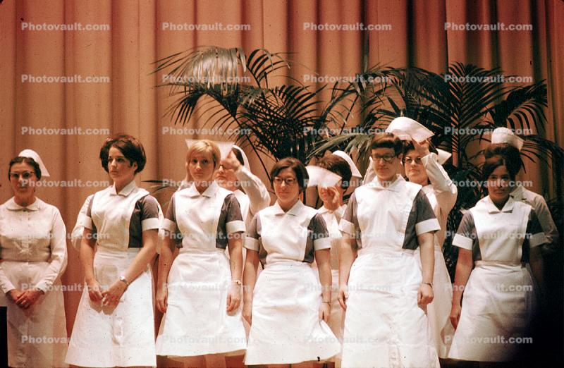 Graduation, Nurse, Women, 1960s