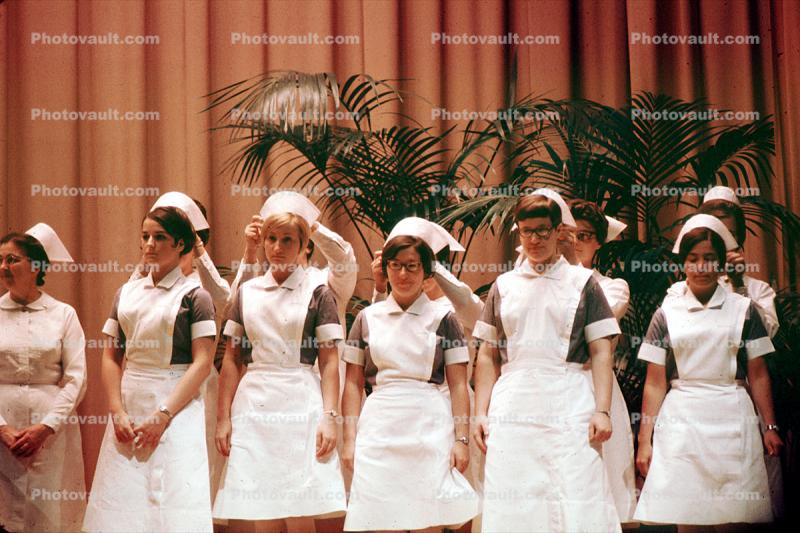 Women, Graduation, Nurse, 1960s