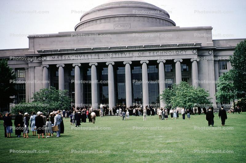 Graduation, Massachusetts Institute of Technology, MIT, 1950s