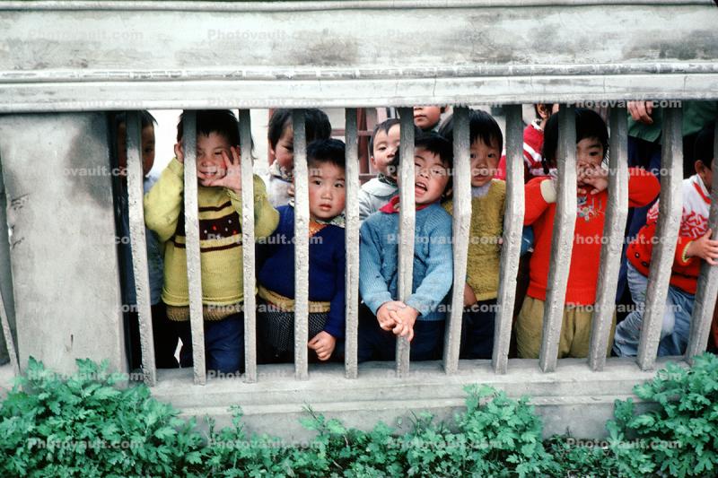 Boys, Schoolyard, Shanghai, China, 1950s