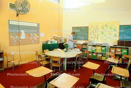 Empty Classroom, teacher