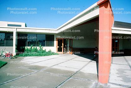 Pleasanton School building