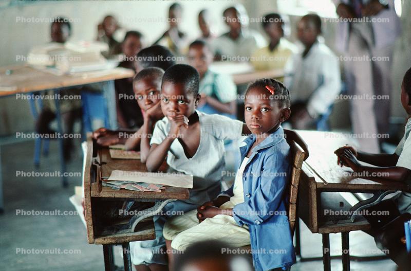 Girls in a Classroom, Students, Madzongwe