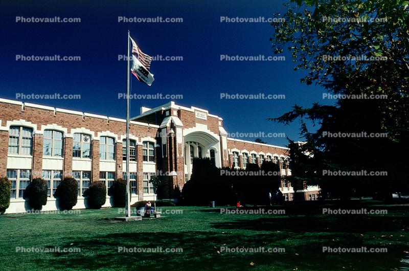 High School, Building, Burlingame, California