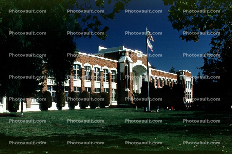 High School, Building, Burlingame, California