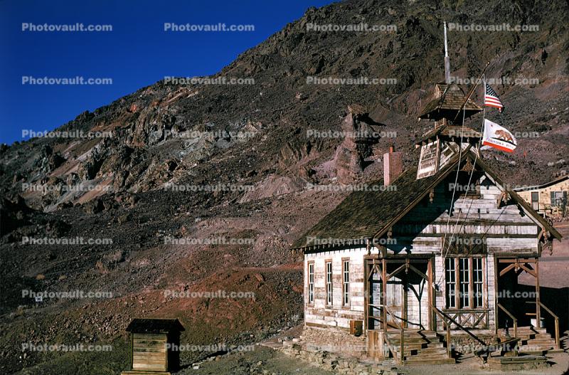 Old Wooden Schoolhouse, Calico Ghost Town, California