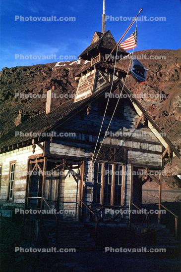 Old Wooden Schoolhouse, Calico Ghost Town, California