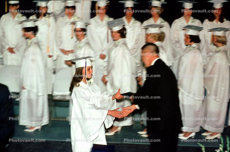 Graduation Day, Cap and Gown, Diploma, Woman, Female, Girl