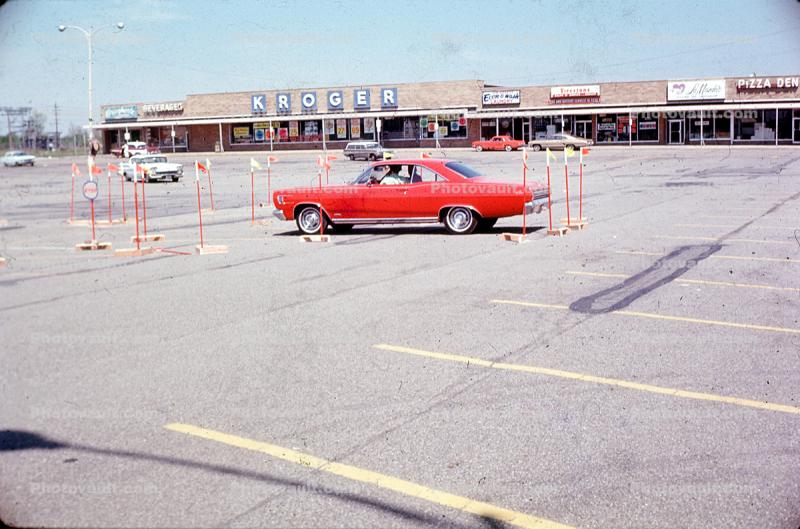 Driving School, Cars, vehicles, Kroger, 1960s