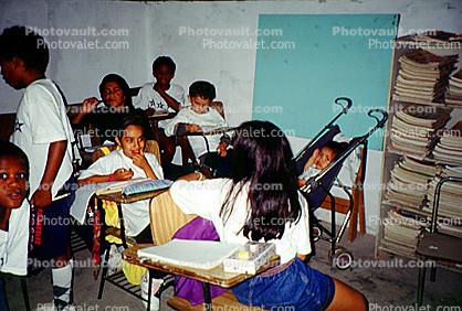 Classroom, Schoolroom, Rio De Janeiro, Brazil