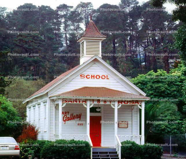 Schoolhouse, One Room, Cambria, California Coast, San Luis Obispo County