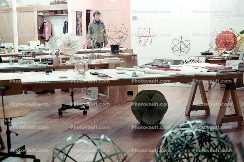Great Circles, Isamu Noguchi Studios, preparing displays for Cooper Hewitt Museum Exhibit, Long Island City