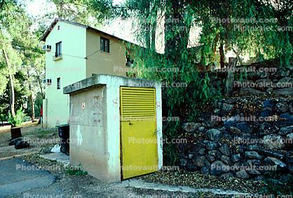 bomb shelter in a kibbutz