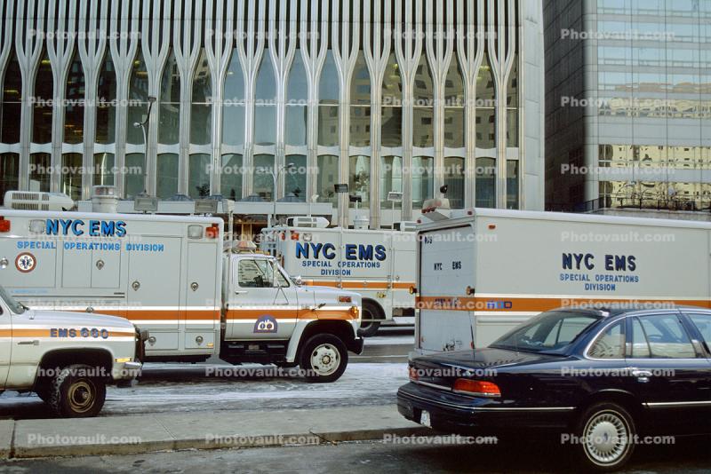 Ambulance, EMS, Emergency Vehicles, 1993 World Trade Center bombing, February 26, 1993