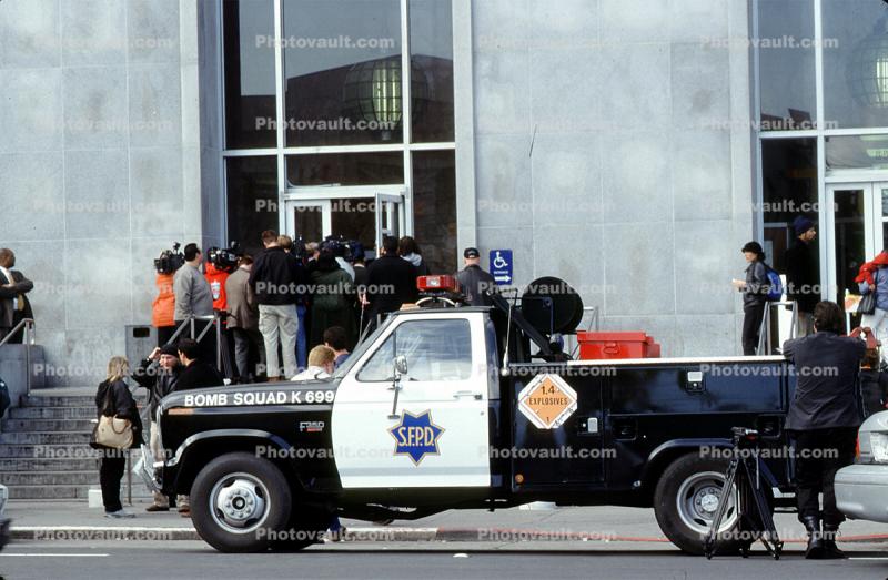 SFPD Bomb Squad, Hall of Justice, 850 Bryant Street