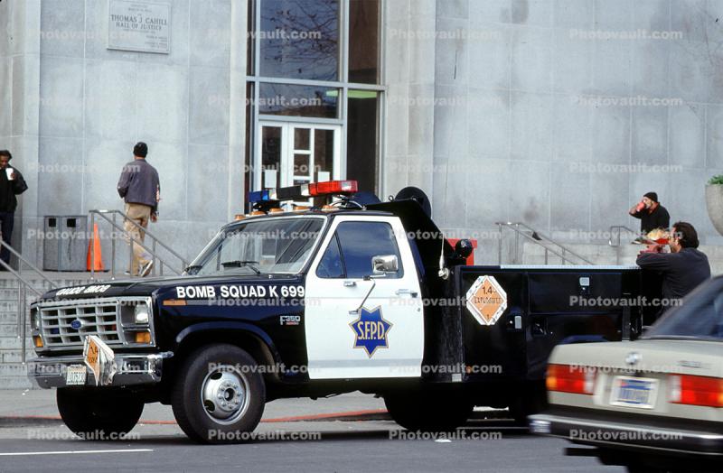 SFPD Bomb Squad, Hall of Justice, 850 Bryant Street