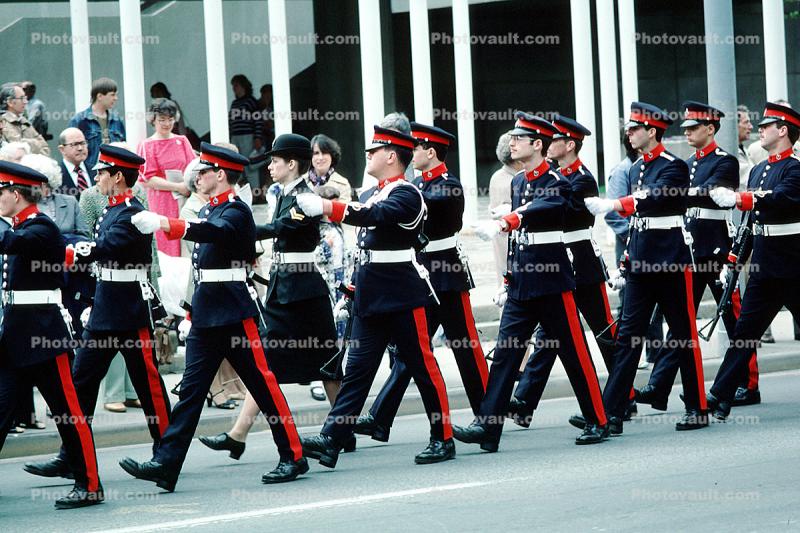 Parade, Marching Soldiers