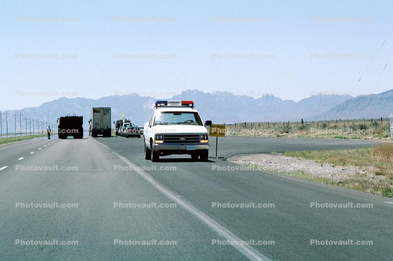 Border Patrol, White Sands Missile Range, New Mexico