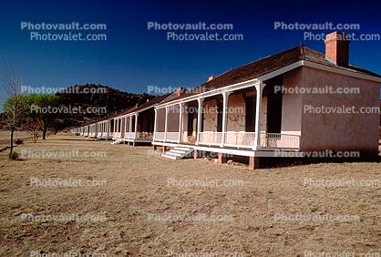 Barracks, buildings, housing, porch