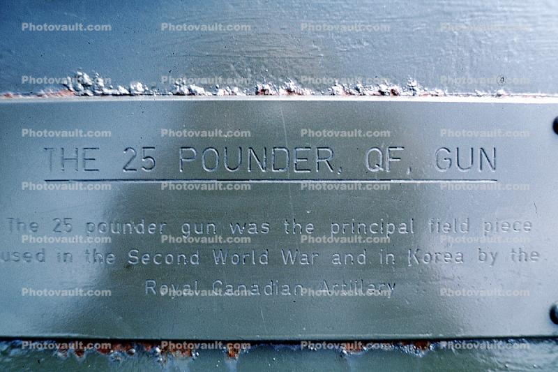 The 25 Pounder, QF, Gun