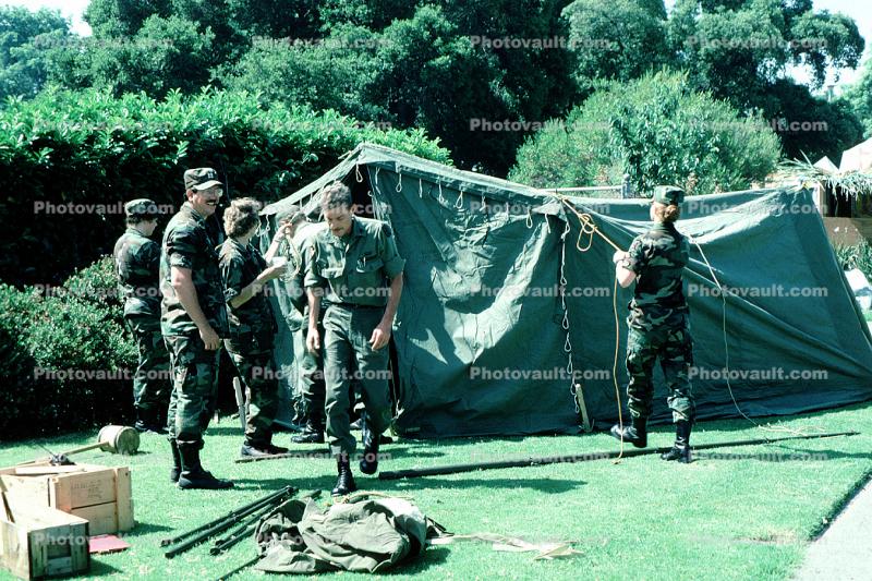 bivouc, tent, soldiers