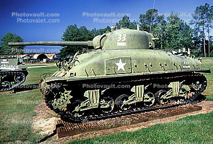 Sherman Tank, ww II, world war two, tracked vehicle, Camp Shelby, Mississippi
